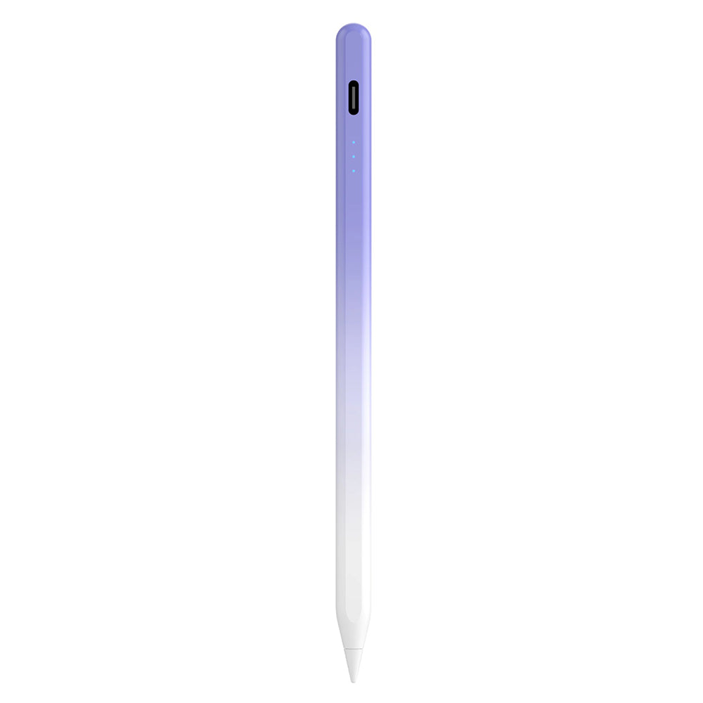 Universal Capacitive Stylus Pen with Magnetic Attachment Compatible with Phones iPad Android Tablet Purple