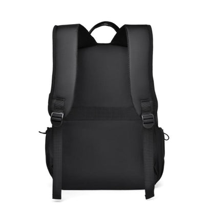 Anti-theft Unisex Laptop Oxford Backpack Travel School Bag with USB Charging Port Black