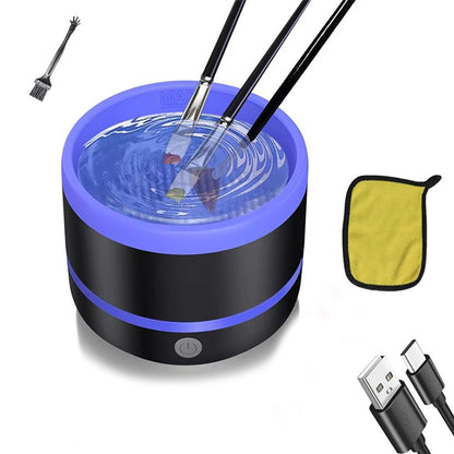 Portable USB Makeup Brush Cleaner Purple