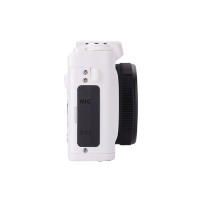 4K Ultra HD Digital Camera with 68MP with 180 Degree  Flip Screen White