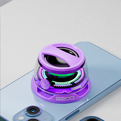 Mini Multifunctional Bluetooth Speaker Magnetic Stand Bluetooth Speaker Audio Purple