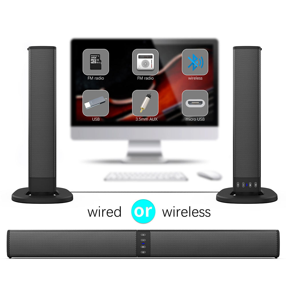 2-in-1 Wireless Bluetooth Sound Bar Multifunctional Bluetooth Speaker