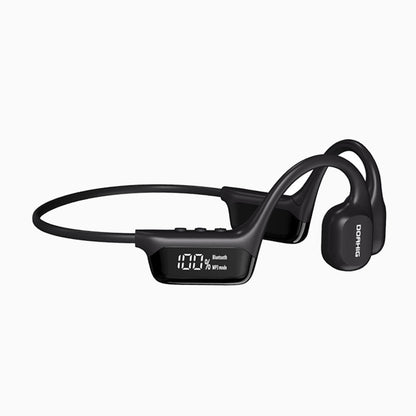 IPX8 Waterproof Bone Conduction Bluetooth Earphones with 32GB Memory Capacity Black