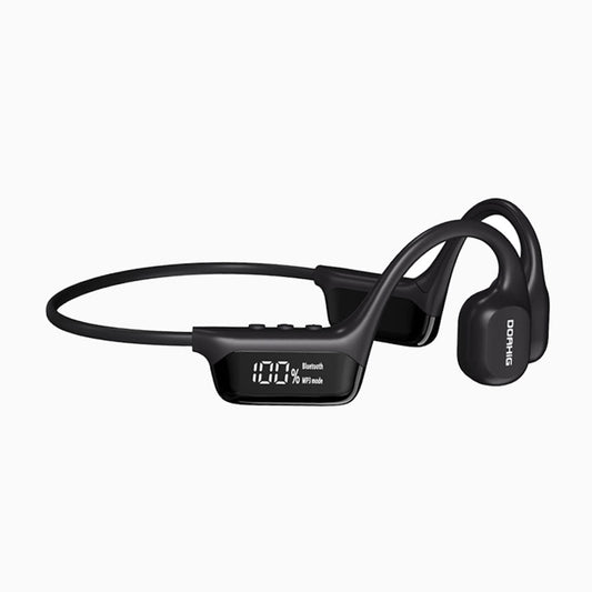 IPX8 Waterproof Bone Conduction Bluetooth Earphones with 32GB Memory Capacity Black