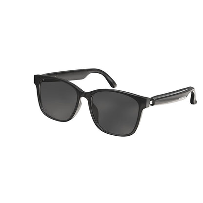 AI Smart Glasses Combine Language Translation Music Listening and Communication Black