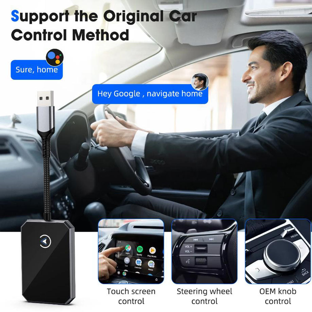 For Apple Carplay Android Auto Adapter CarPlay USB Wireless CarPlay