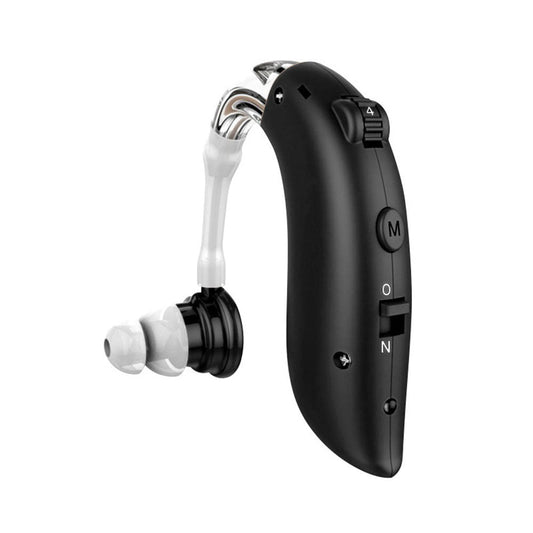 Hearing Aid for Seniors Rechargeable Hearing Aid Amplifier Noise Canceling Hearing Aids Black