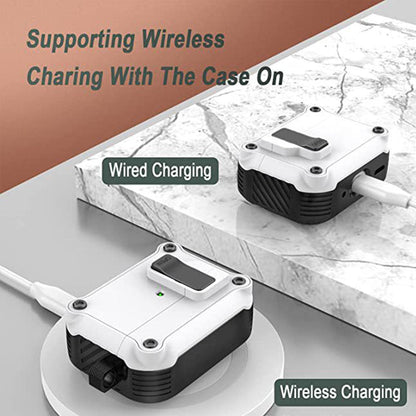 AirPods 4 Portable Case MagSafe Wireless Drop Protection Magnetic Lid White