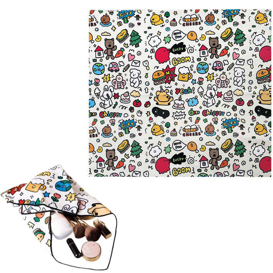 Adhesive Cloth Inner Bag for Cosmetic Bag for Outdoor Travel Makeup Storage Style 3