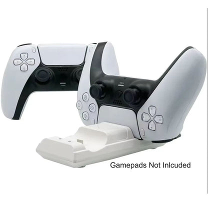 Replacement Controller Charger DualSense Charging Station for PS5 White