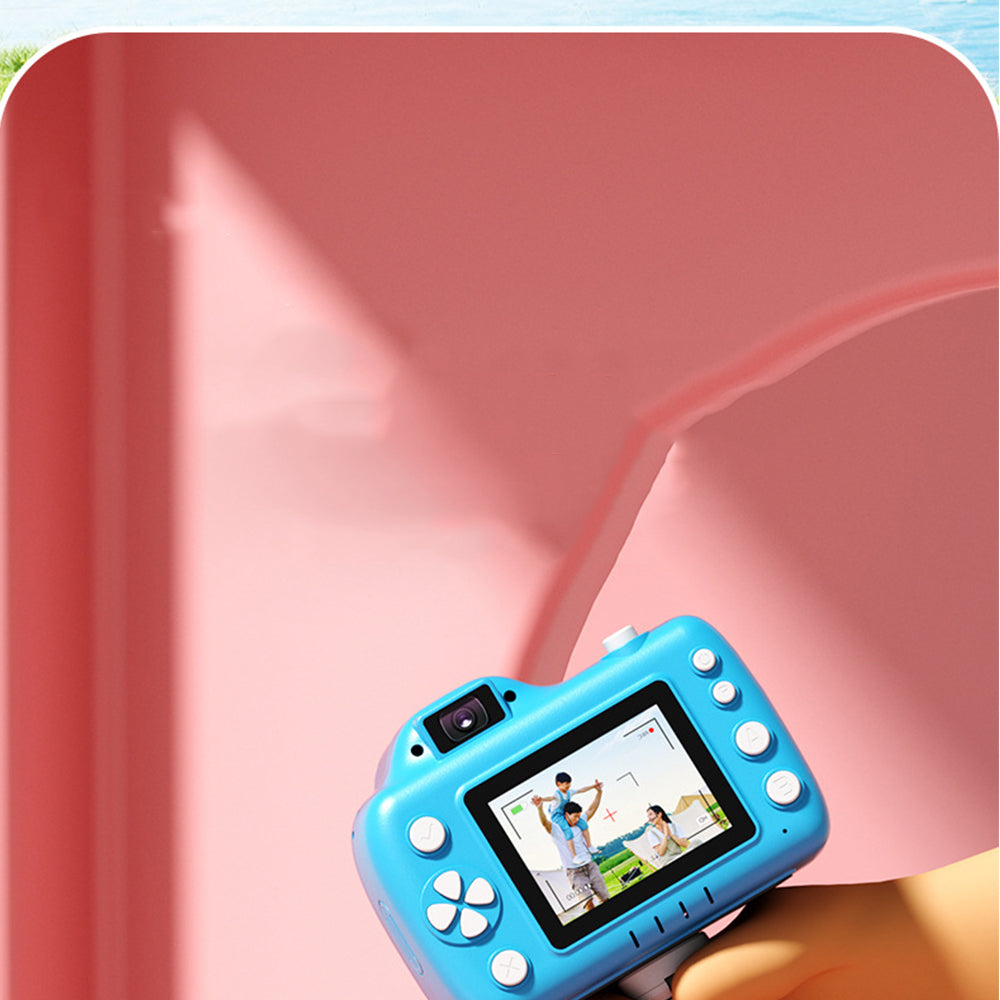 1080P Video Recording Camera with Projector Digital Camera with Tripod and 64GB TF Card for Girls and Boys Blue
