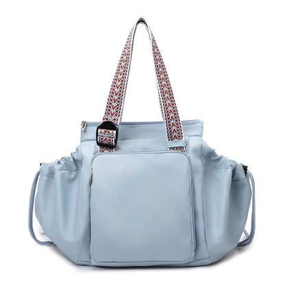 Transformable Cradle Bag Multifunctional Travel Backpack Shoulder Bag Mummy Bag Blue