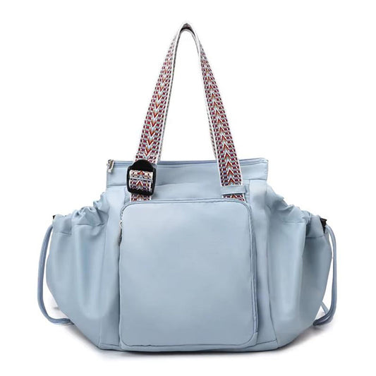 Transformable Cradle Bag Multifunctional Travel Backpack Shoulder Bag Mummy Bag Blue