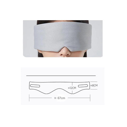 Sleep Eye Masks with Adjustable Strap for Sleeping Block Light Gray