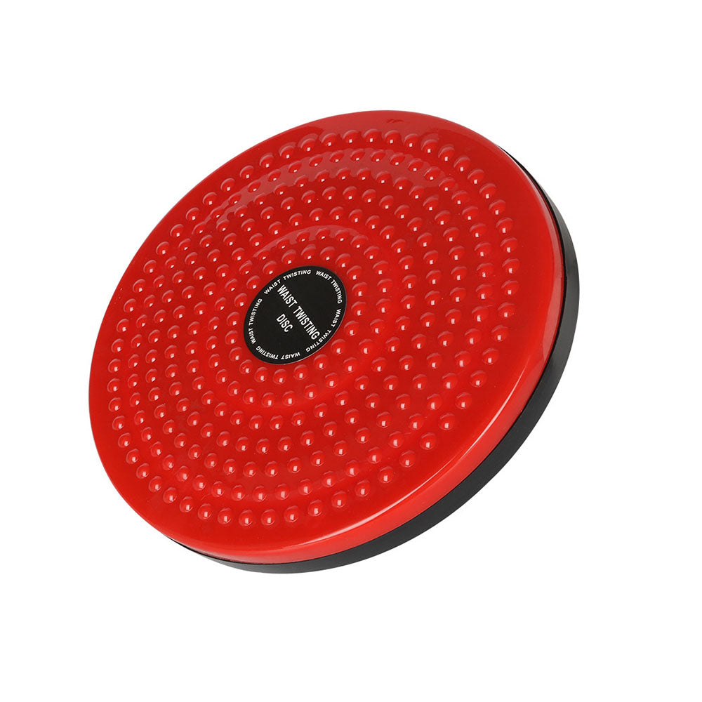 Twist Waist Disc Board Slimming Fitness Exercise Massage Foot Sole Home Fitness Equipment-Red