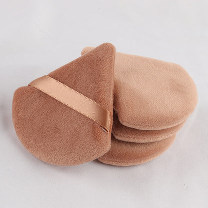 40Pcs Makeup Brush Set with Sponges  Cleansing Pads Headband Wristbands-Coffee