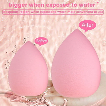 40Pcs Makeup Brush Set with Sponges  Cleansing Pads Headband Wristbands-Pink