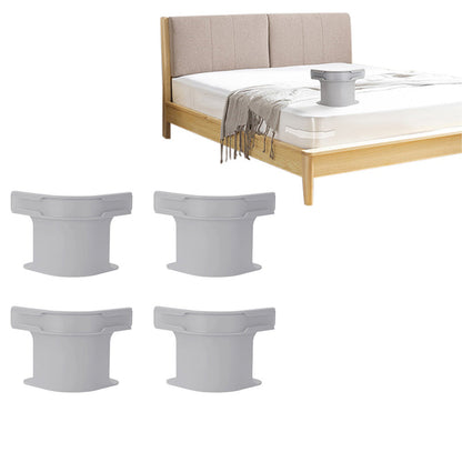 4Pcs Bed Sheet Holder Quilt Fixing Tool with 4 Retaining Strips Fits Most Mattress Grey