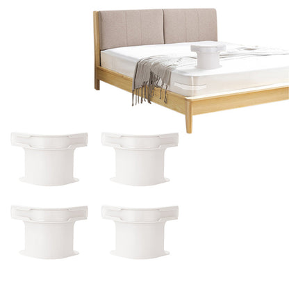 4Pcs Bed Sheet Holder Quilt Fixing Tool with 4 Retaining Strips Fits Most Mattress White