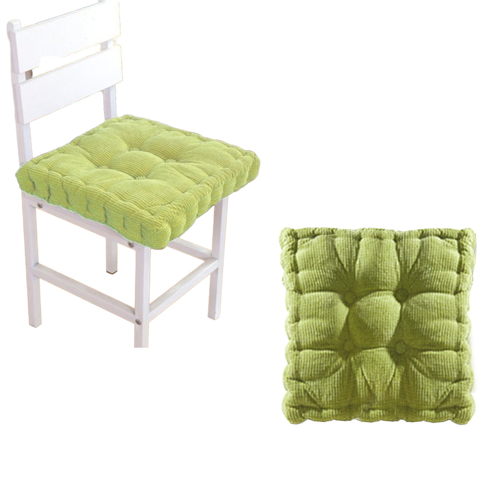 Square Seat Cushion Patio Tatami Meditation Mat Seat Pillow Green