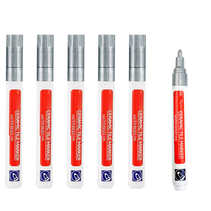 5Pcs Set Fast Drying Grout Tile Repair Pens Waterproof Floor Wall Gap Color Repair Tool Gold