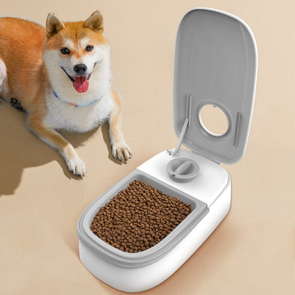 Timer Controlled Pet Feeder for Cats & Small Dogs Wet/Dry Food Style 1