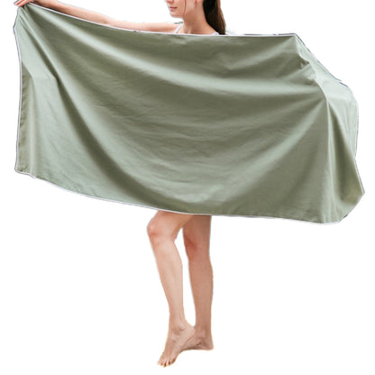 Magnetic Beach & Travel Towel 76x190cm Super Absorbent Army Green
