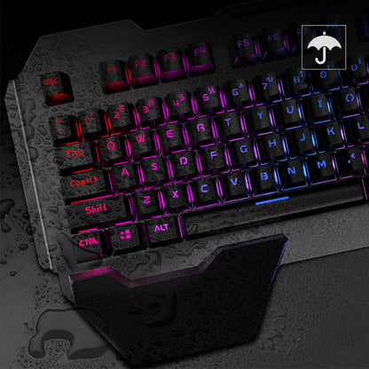 RGB Backlit Wireless Gaming Keyboard and Mouse Combo Rechargeable