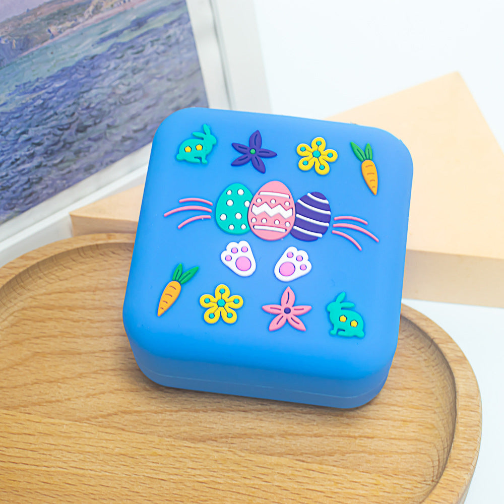 Shockproof Silicone Case for Yoto Mini with Carrying Strap Blue