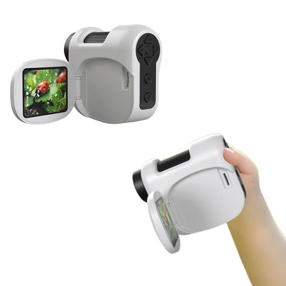 Portable Handheld DV Microscope Educational Science Kit for Kids