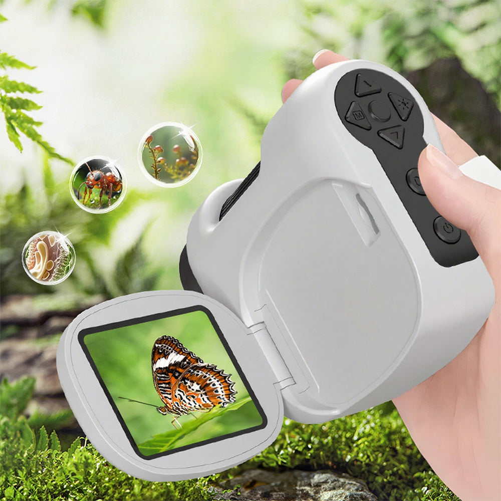 Portable Handheld DV Microscope Educational Science Kit for Kids
