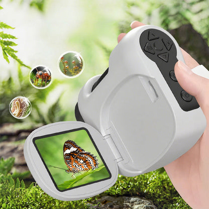 Portable Handheld DV Microscope Educational Science Kit for Kids