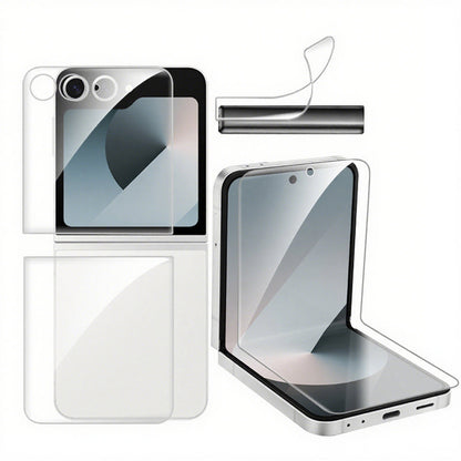 8PCS Full Coverage Screen Protector for Samsung Galaxy Z Flip7 Front Back & Side