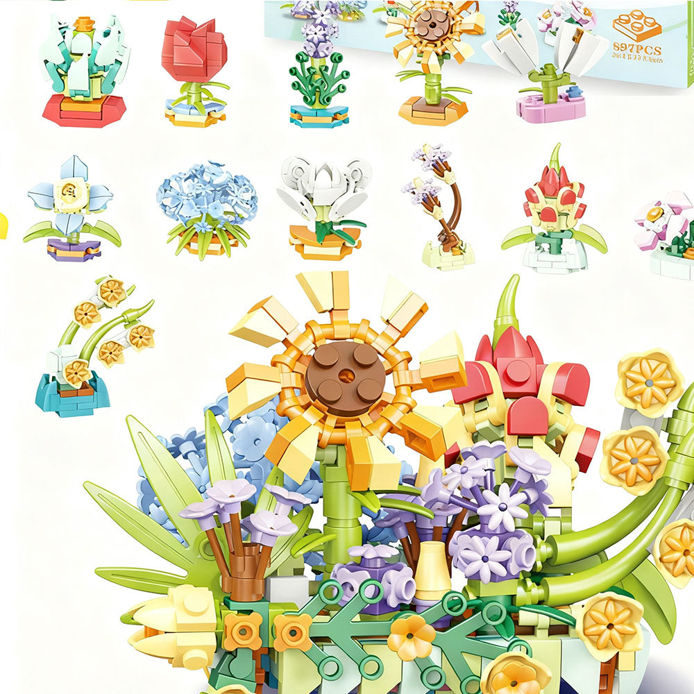 Christmas Advent Calendar Building Block Set for Kids & Families Holiday Countdown Toy Style 1