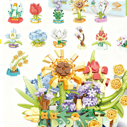 Christmas Advent Calendar Building Block Set for Kids & Families Holiday Countdown Toy Style 1