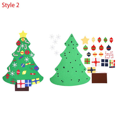 Wall Hanging DIY Felt Xmas Tree Set