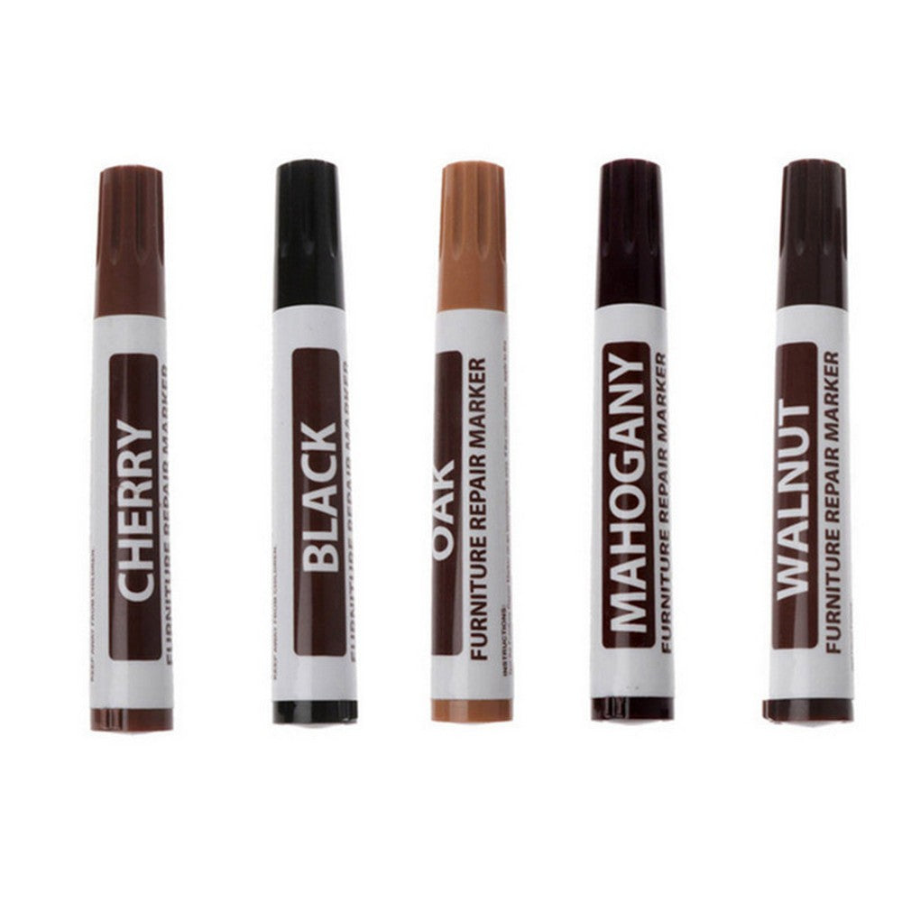 5 Pack Wood Furniture Repair Markers for Scratches