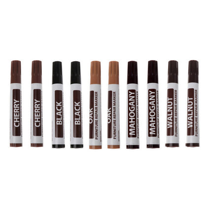 10 Pack Wood Furniture Repair Markers for Scratches