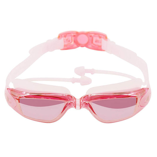 willwaytrends 2Pcs Adult Anti Fog Swim Goggles With Ear Plugs