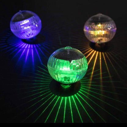 Two or Four LED Floating Ball Light Outdoor Garden Swimming Pool Pond Lamps Solar Powered
