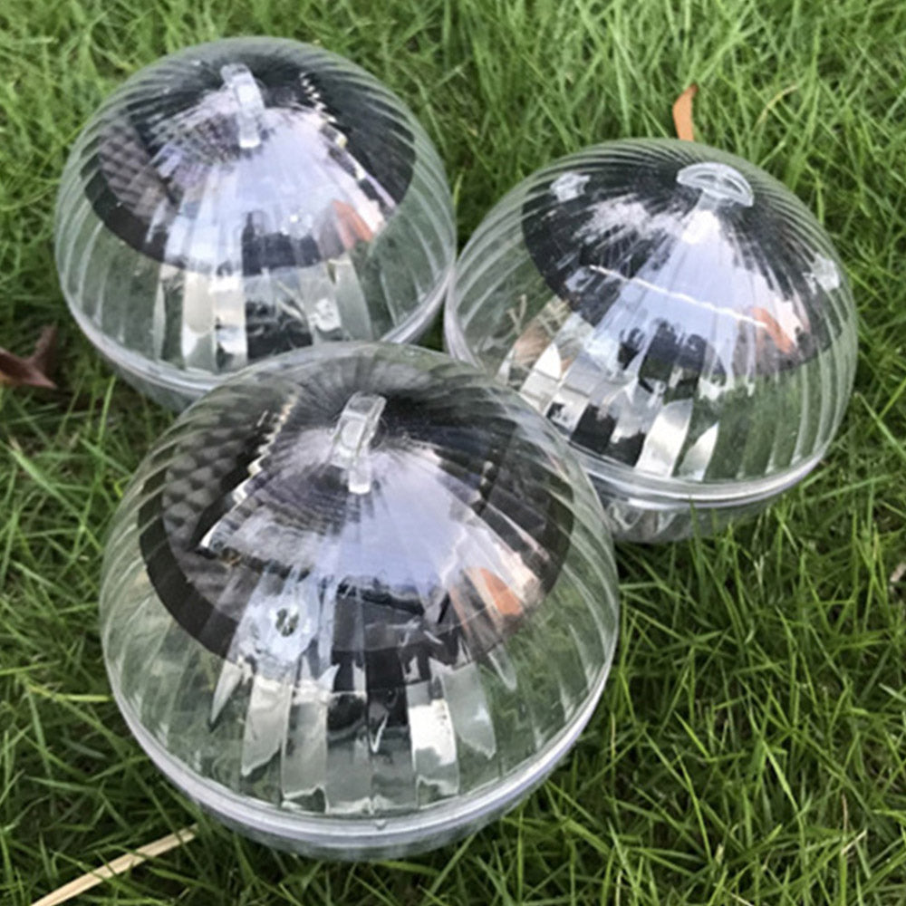 Two or Four LED Floating Ball Light Outdoor Garden Swimming Pool Pond Lamps Solar Powered