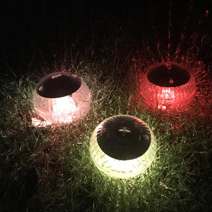 Two or Four LED Floating Ball Light Outdoor Garden Swimming Pool Pond Lamps Solar Powered