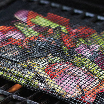 4Pcs BBQ Non-Stick Mesh Grilling Bags