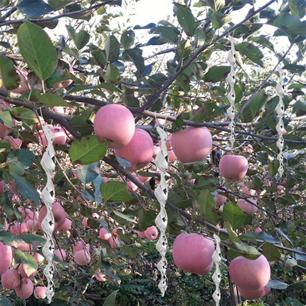 12Pcs Bird Repellent Reflective Scare Rods