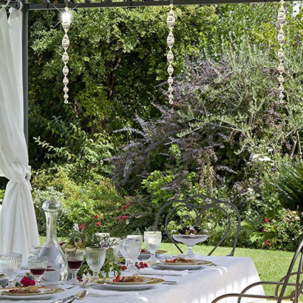 12Pcs Bird Repellent Reflective Scare Rods