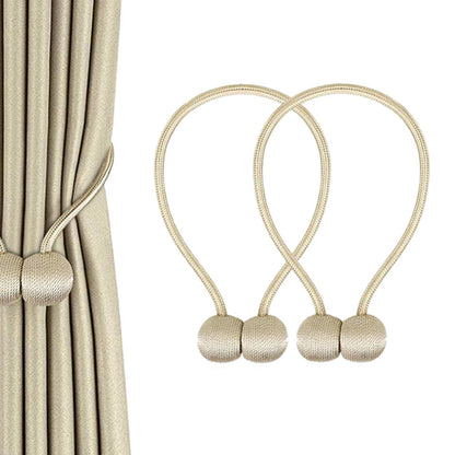 1 Pairs of Clips Magnetic Ball Home Holdbacks Curtain Tiebacks Tie Backs Buckle
