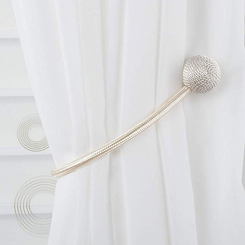 1 Pairs of Clips Magnetic Ball Home Holdbacks Curtain Tiebacks Tie Backs Buckle