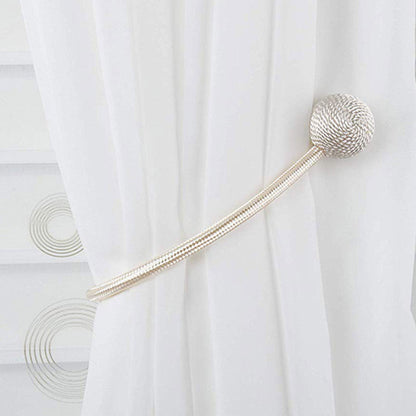 1 Pairs of Clips Magnetic Ball Home Holdbacks Curtain Tiebacks Tie Backs Buckle