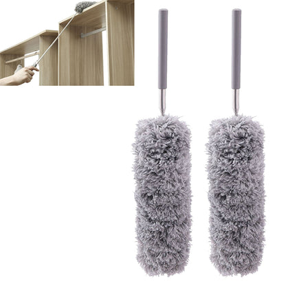 2Pcs 2.8m Flexible Retractable Microfiber Duster