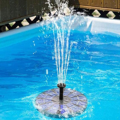 Floating Solar Fountain Pump Water Panel Power Kit Pool Garden Pond Submersible
